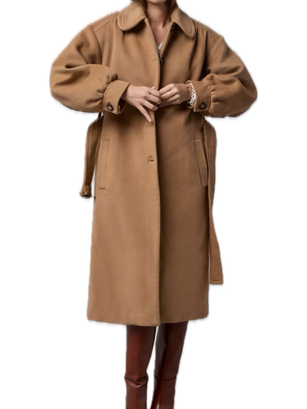 Rouje Gerard Coat in Camel